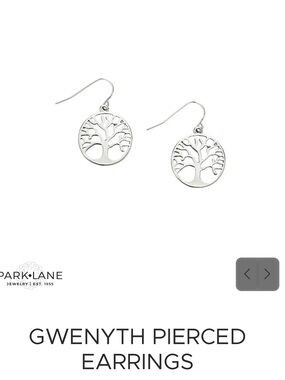 Park Lane Silver Tree of Life Dangle Earrings